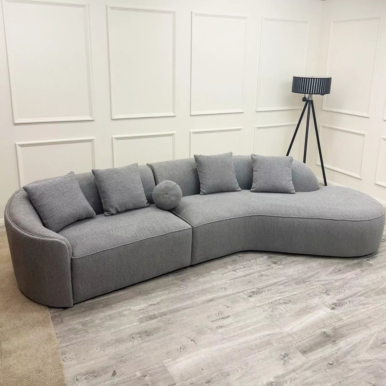 Modern Curved Sectional Sofa